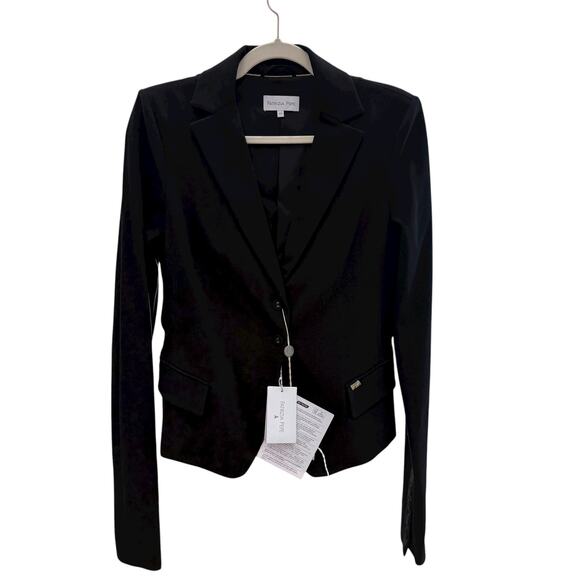 Chic Patrizia Pepe Black Tailored Two-Button Blazer NWT Sz46(US10/12 (L) Ret$488 - Picture 3 of 6